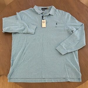 Polo by Ralph Lauren Men's Light Blue Polo Shirt